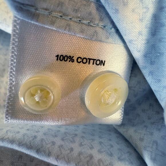 Peter Millar NWOT Men's XXL Sunshade Cotton Stretch Geometric Button Up Shirt - Picture 5 of 13